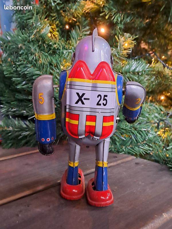 Robot Mécanique En Tôle Q.S.H. MS416 - Marcheur - Occasion