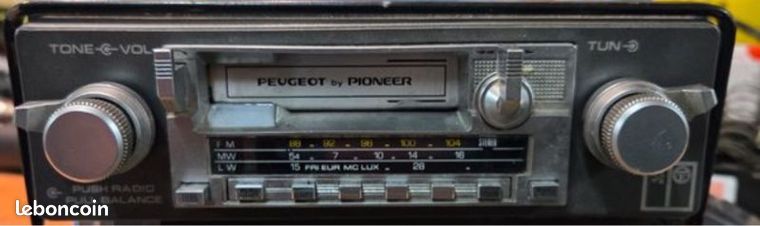 Pour Youngtimer Autoradio cassette Autoradio PIONEER KE-1730 2 HP