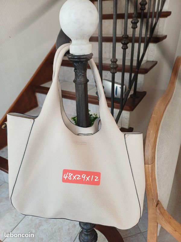 Anses De Sac En Simili Cuir Beige Foncé – Lot De 2, Longueur 40cm, Par Bohin