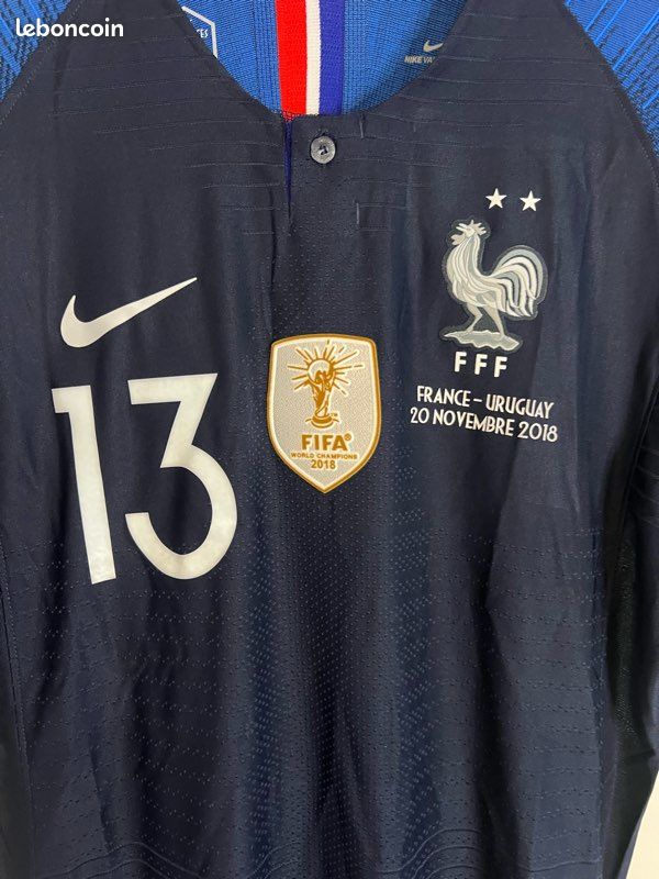 Maillot Nike Équipe De France Domicile 2020-2021 - Kanté N°13 - Taille S