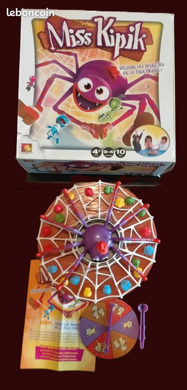 Jeu Miss Kipik Asmodee - Pour Enfants Dès 4 Ans - Jeu D'adresse Et D'action Avec Araignée
