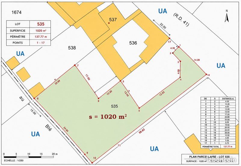 Terrain constructible · à Camphin-en-Carembault · 179 000 €