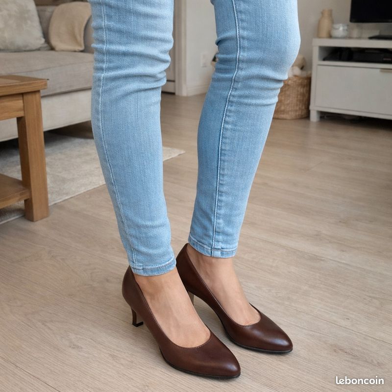 Escarpins : Achat occasion | Chaussures à talon (femme) Jonak Bleu Bon état