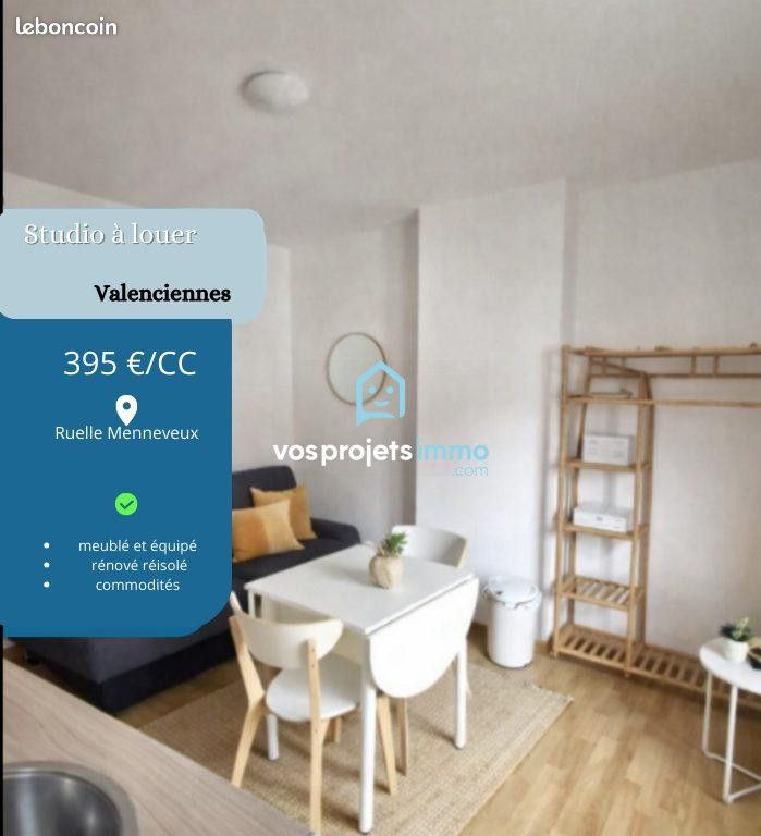 Appartement 1 pièce 16 m² · à Valenciennes · 16 m² · 395 €