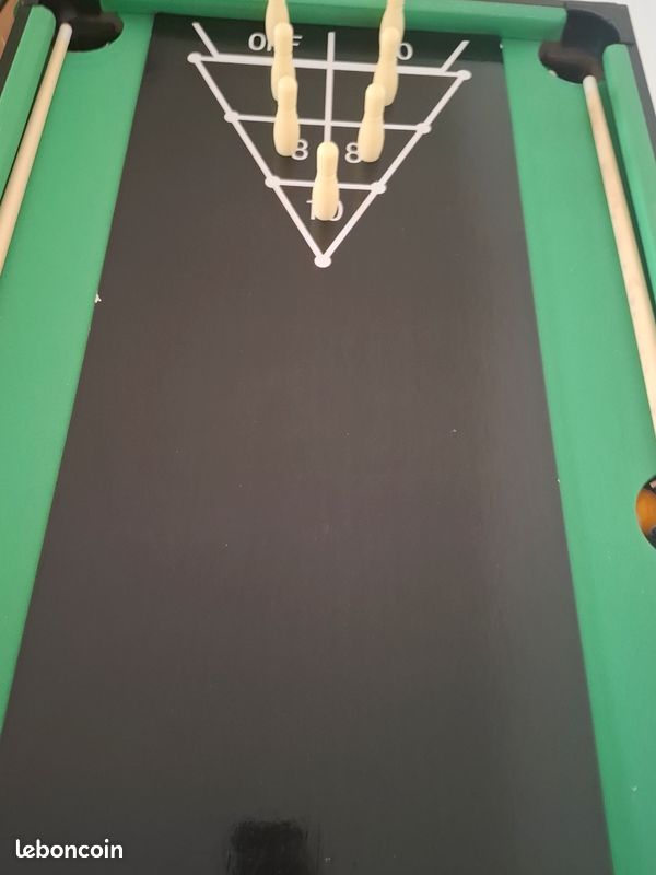Table Multi-jeux / Baby-foot / Billard / Ping-pong / Air Hockey - Très bon état (image 15)