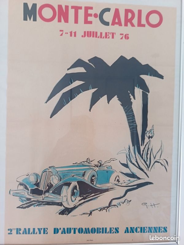 Affiche Originale 73ème Rallye Monte Carlo 2005 - 60x40 Cm - Auto Sport