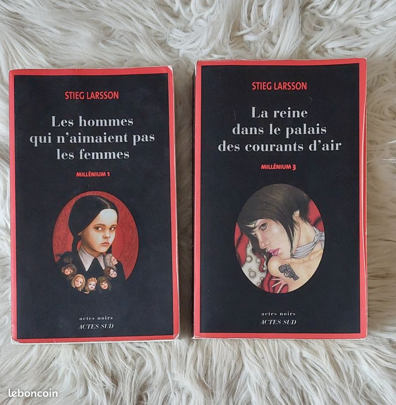 2 livres de Stieg Larsson (Millénium 1 et 3) (image 1)