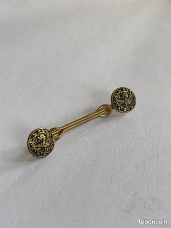 Boutons de manchette de Potter dorés - Arte Del Fai