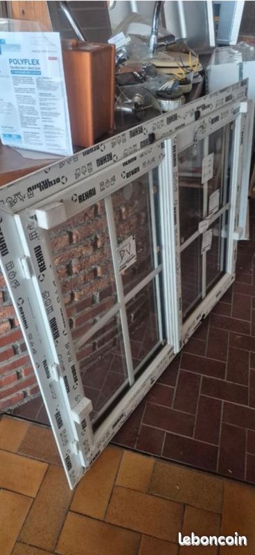 Fenêtre pvc blanche h 95 cm x | 130 cm (image 3)