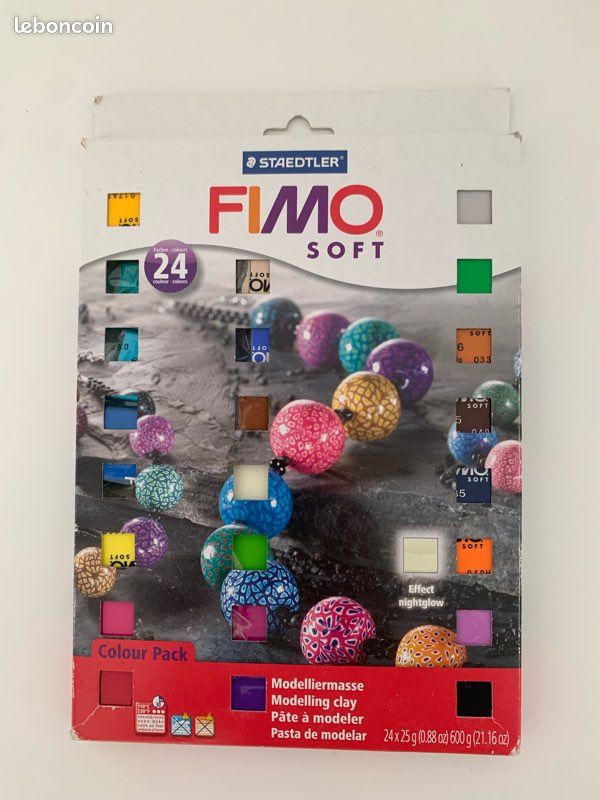 Pâte FIMO pack de 24 couleurs (image 1)