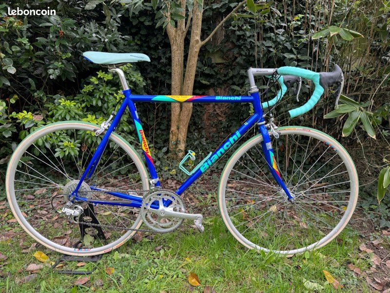 Cadre Vélo Vintage Bianchi Racing Team – Taille XL 59 Cm – Aluminium, Années 2000 – Occasion