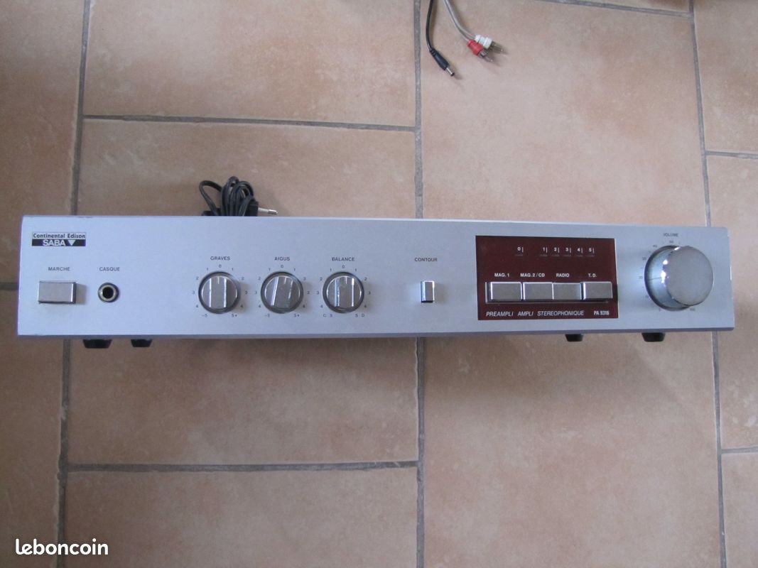 AMPLI TÉTRA HIFI et Tuner stéréo Hifi Continental Edison EUR 70,00