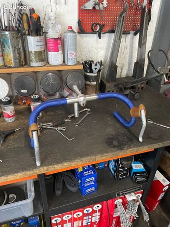 Lot dérailleurs shimano guidon potence frein vélo ancien vintage - Équipements vélos