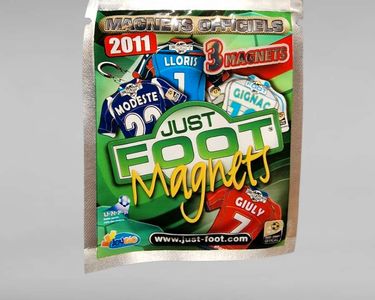 JUST FOOT 2007 MAGNETS TUTEN POCHETTE PACK LIGUE 1 FRANCE FRENCH LEAGUE neuf