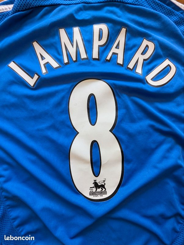 Chelsea FC Frank Lampard #8 maillot domicile 2006–08 – Adidas – XL (image 5)