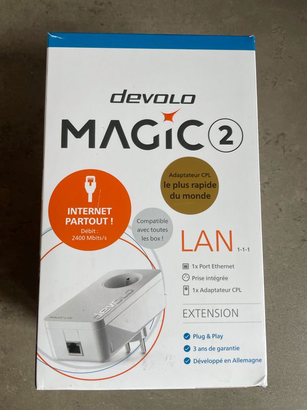 Kit de démarrage adaptateur CPL Devolo Magic 1 LAN