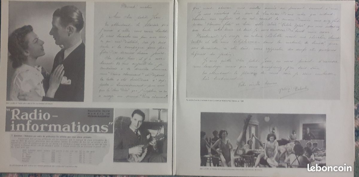 Vinyles 33T. Jean LUMIERE (image 2)