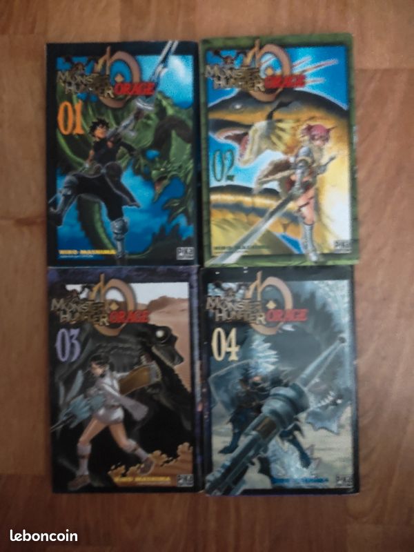 Lot de 4 mangas Monster Hunter Orage (image 1)