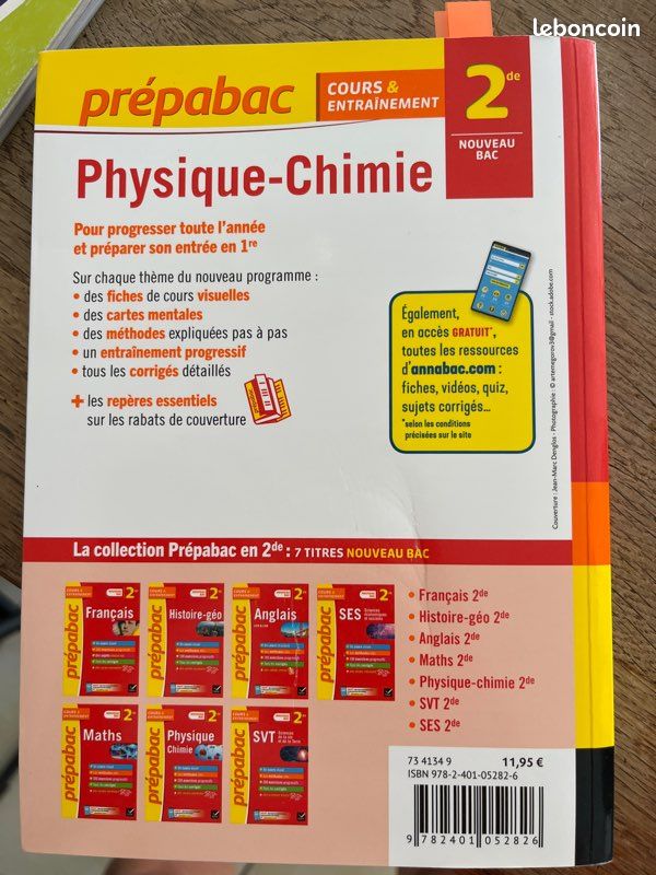 Physique chimie 2nde (image 3)