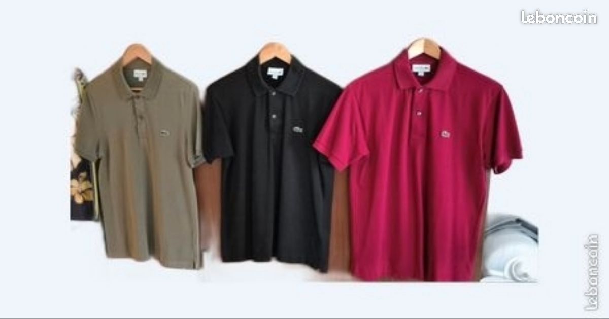 Polo Lacoste très très bon état comme neuf 40 L'unité, les 2 pour 70 (image 1)