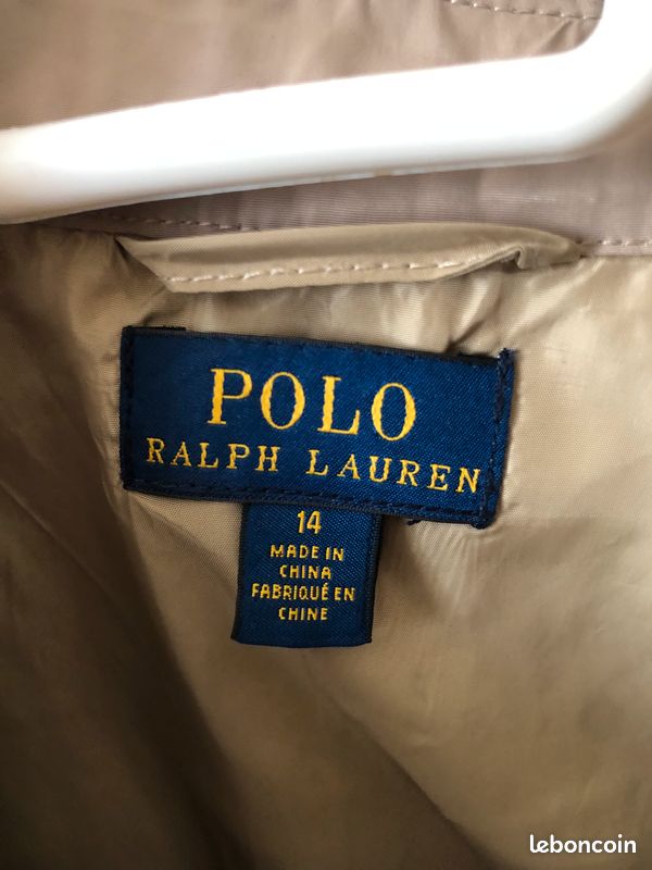 Trench-coat RALPH LAUREN taille 14 ans Vêtements