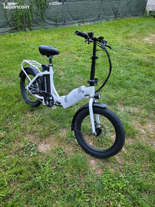 Vélo électrique Colorway Pliable Pneus larges 20 x pouces