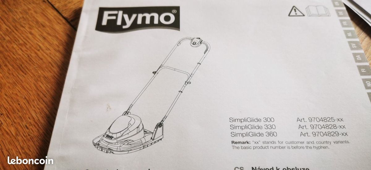 Tondeuse sur coussin d'air Flymo (image 9)