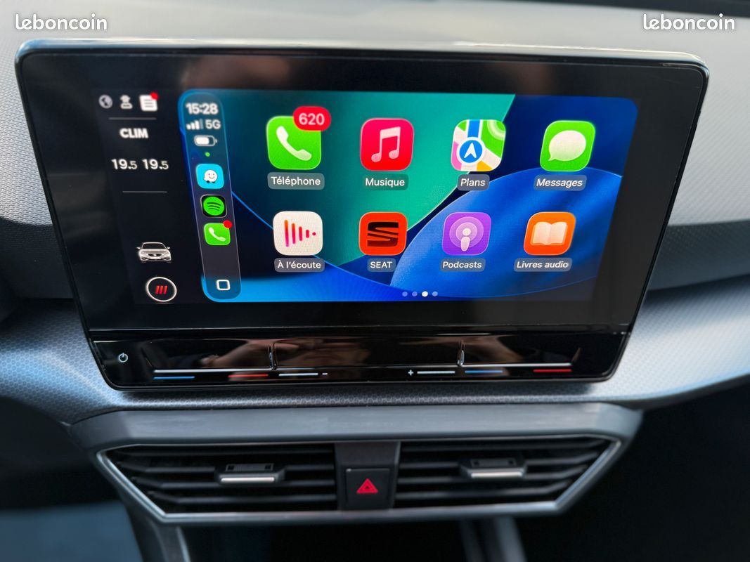 🏁 SEAT LEON IV TSI 110ch STYLE 1°MAIN/ ENTRETIEN SEAT VIRTUAL COCKPIT/CAMERA/CARPLAY (image 8)
