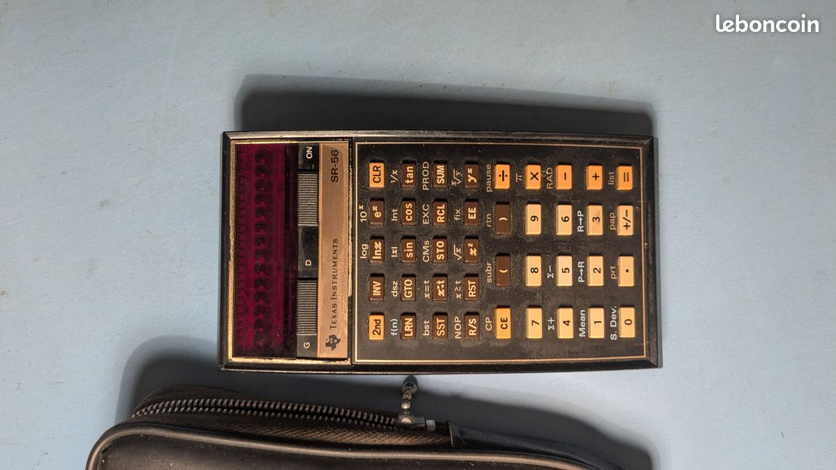 Calculatrice Vintage Texas Instruments SR-50 - Poche - Fonctionnelle