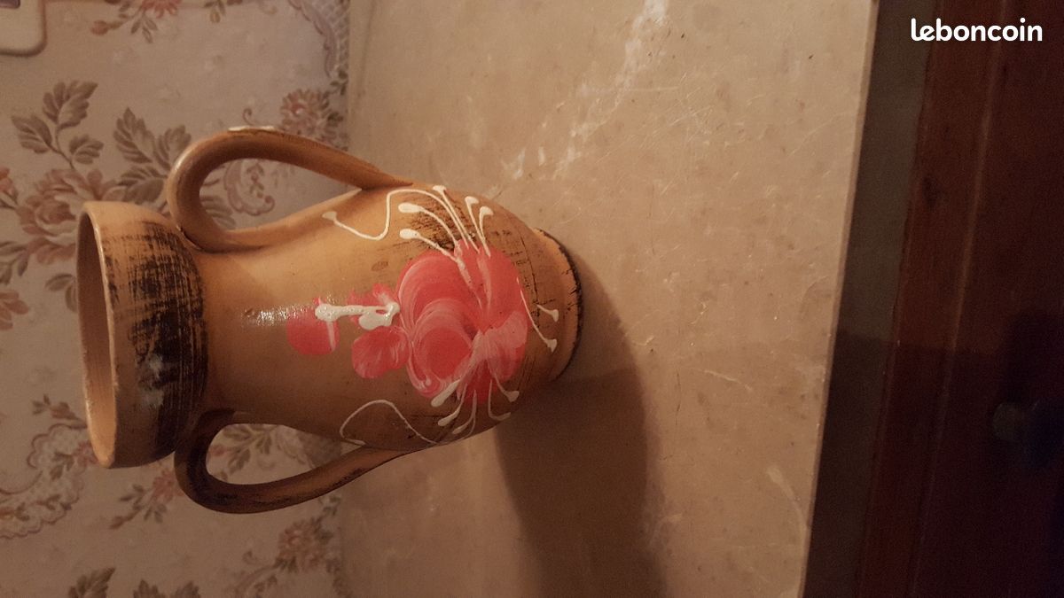 Vase déco peinture à la main (image 1)