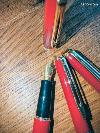 Stylo plume Excellence laqué rouge magma de Diplomat