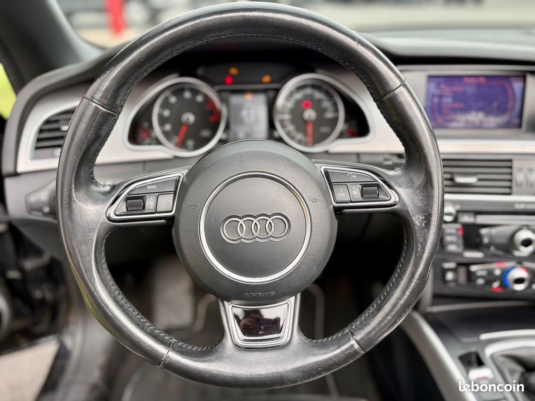 Audi A5 Cabriolet 1.8 L TFSi 170 ch BVM6 - Keyless Sièges Chauffants Cuir Bluetooth Capote Électrique - Suivie et Garantie 12 mois (image 10)