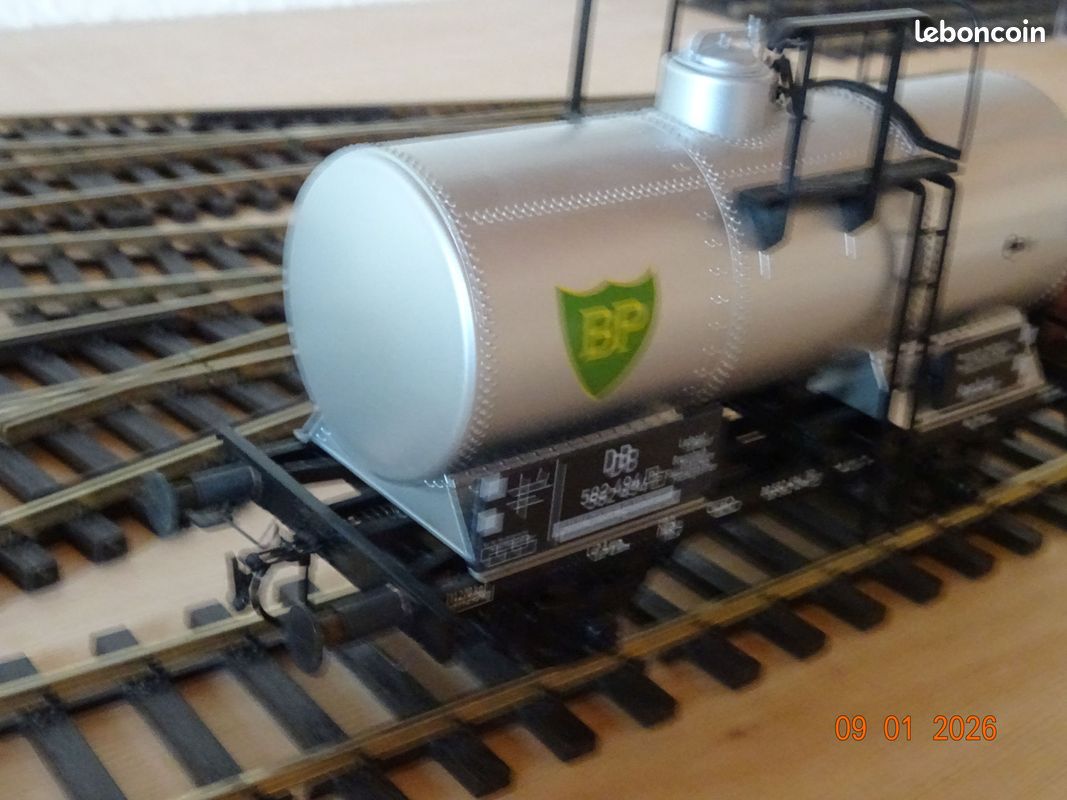 Wagon Citerne Paya Transfesa à Guérite – Double Bogies – Échelle O – Occasion