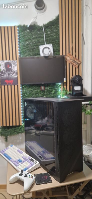 PC Gamer Neuf - Ryzen 5 5600X + RTX 5060 8Go - Full RGB Premium (image 2)