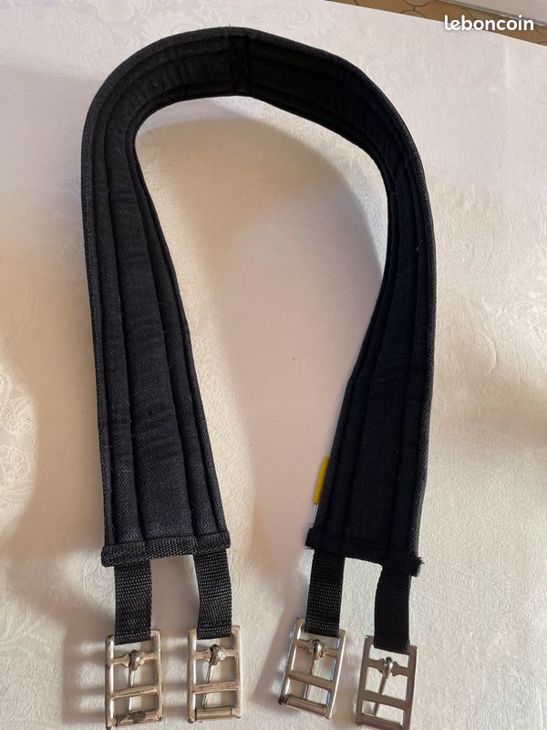 Sangle équitation noire (image 1)