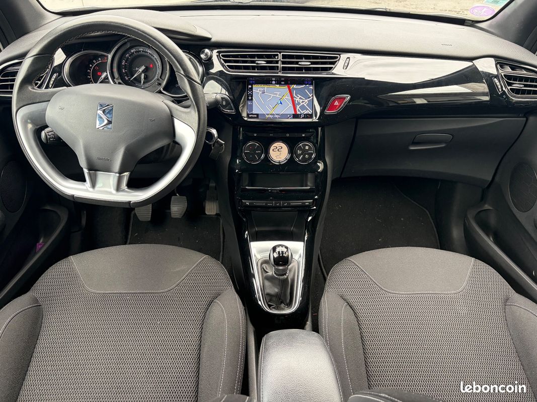 Ds ds 3 1.2 110cv connected chic / camera / courroie neuve / garantie 6 mois (image 12)