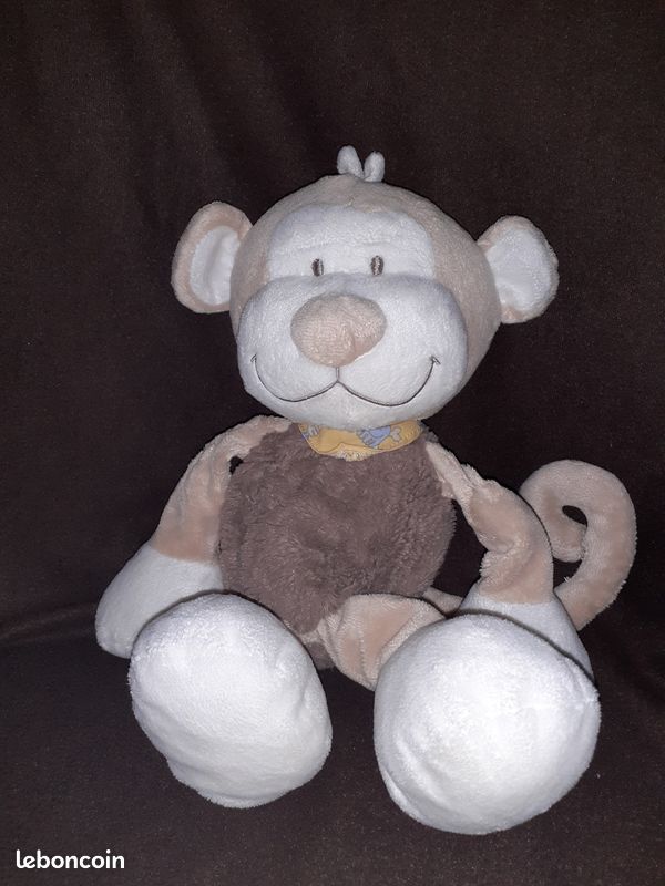 Doudou Peluche Singe Bono (image 1)