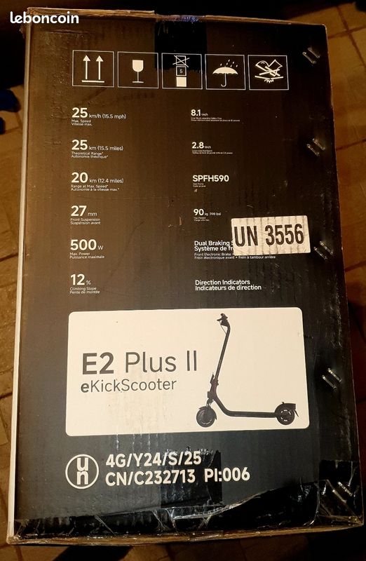 Trottinette E2plus II ekickscooter (image 2)