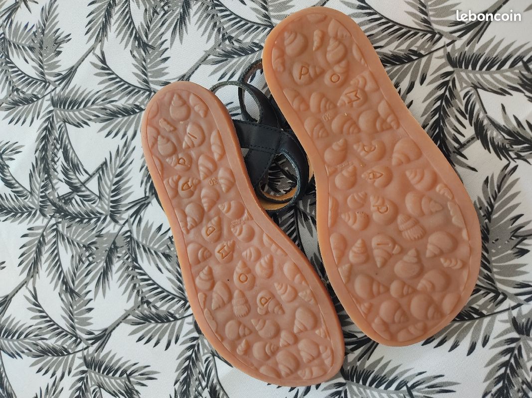 Sandales fille Pom D'Api cuir taille 30 (image 3)
