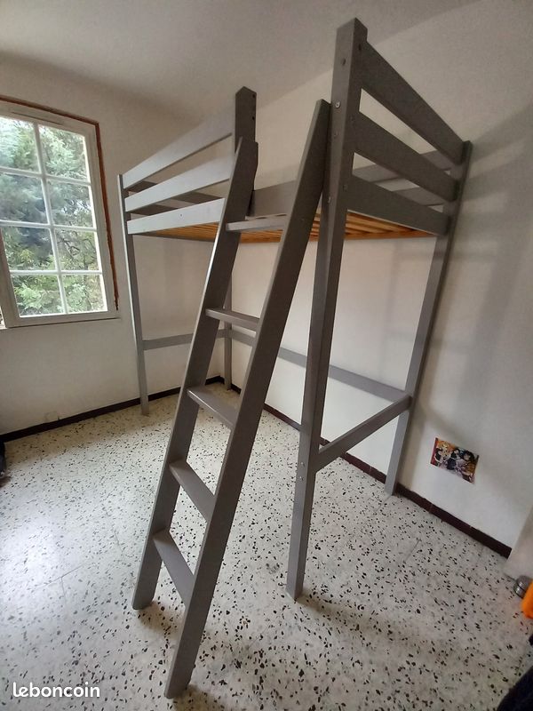 Lit mezzanine + matelas (image 1)