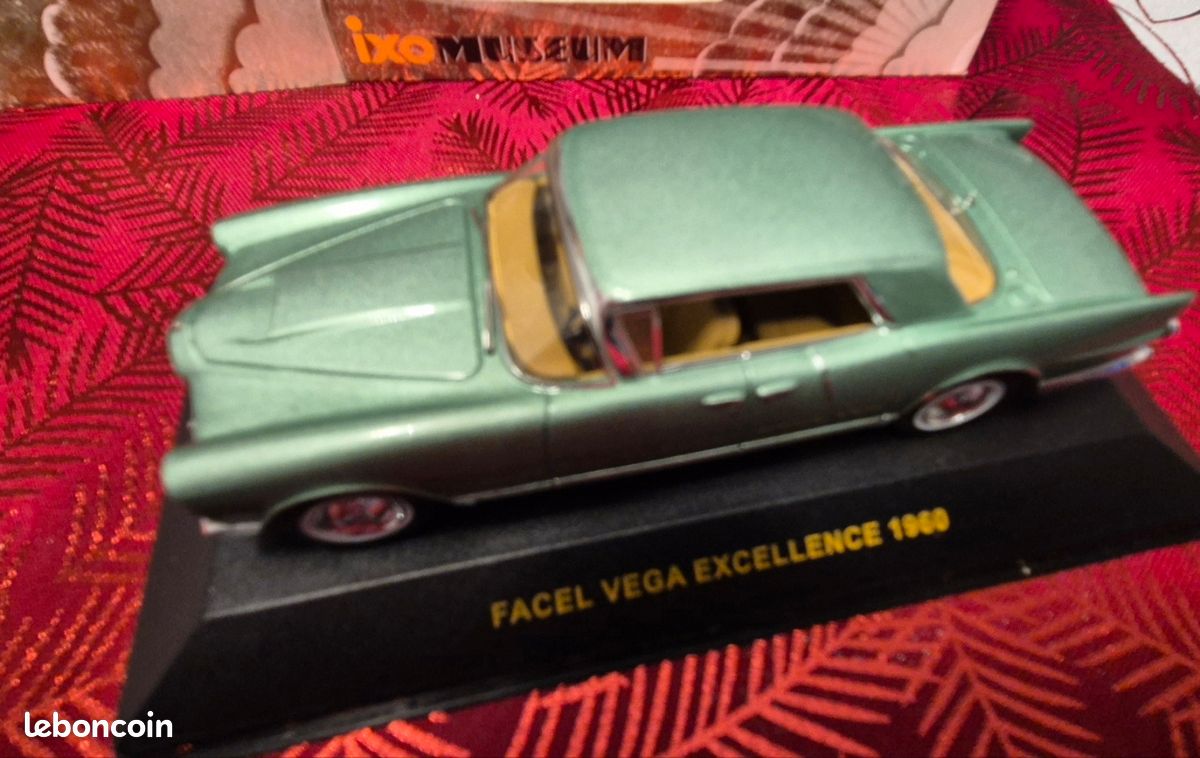 Modèle Réduit Facel Vega Excellence 1961 1:43 - Ixo Altaya Diecast, Neuf Dans Vitrine
