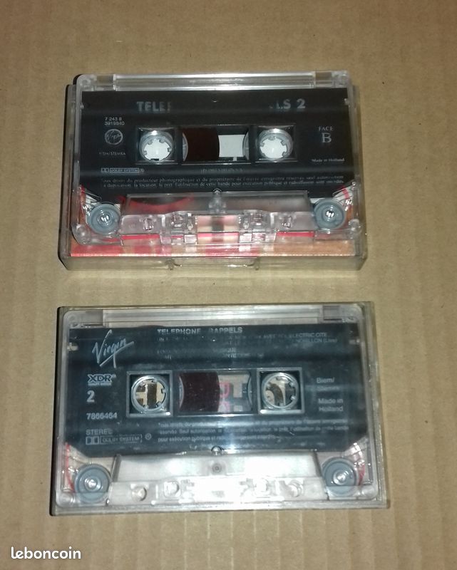 Lot de deux K7 audio Téléphone "Rappels" (image 3)
