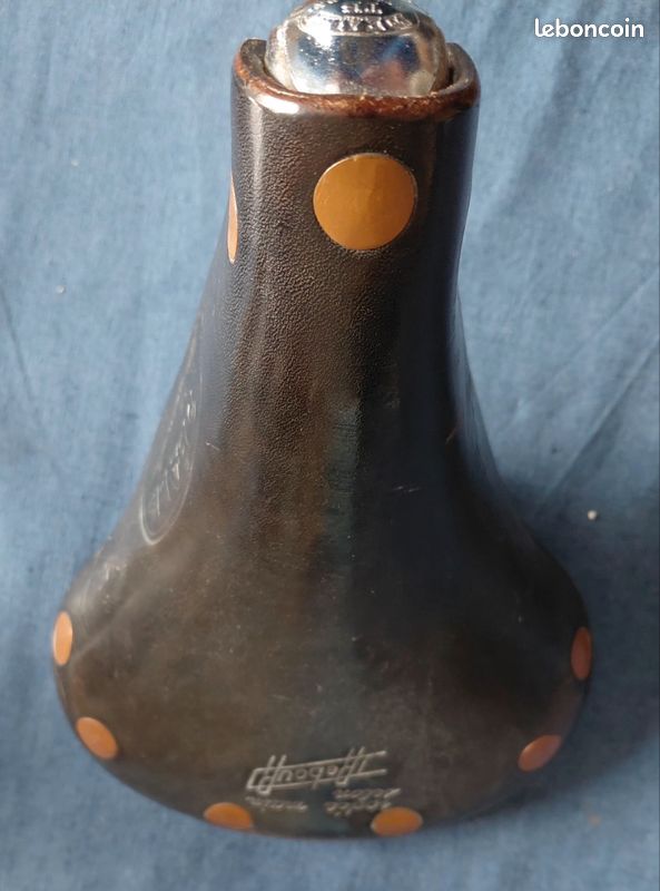 Selle Vélo Randonneuse IDEALE 92 Diagonale - Modèle Long - Cuir Marron - France