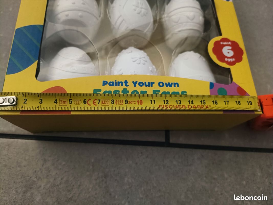 Oeufs en plâtre à peindre (image 6)