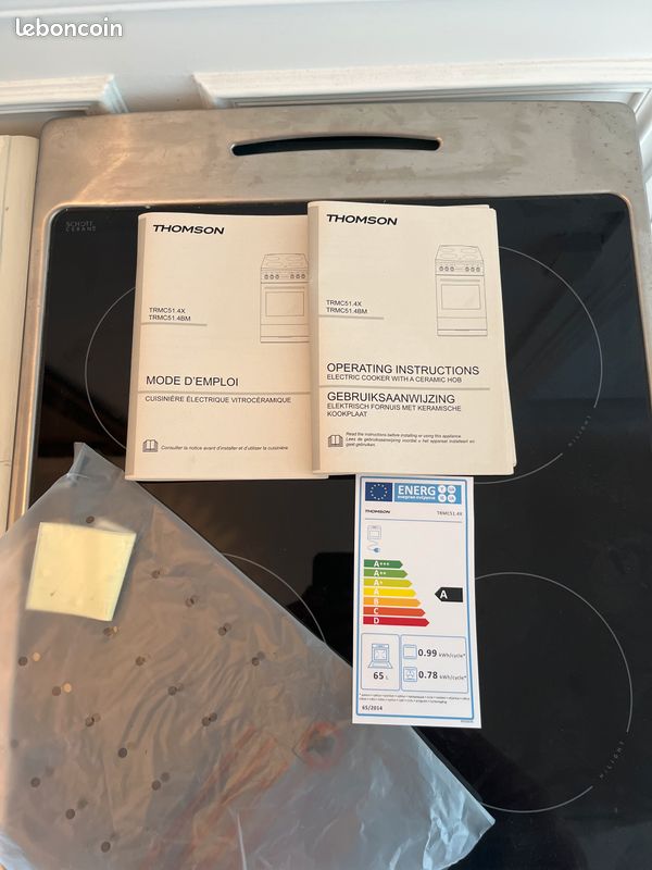 Cuisinière électrique thomson trmc51.4x plaques vitrocéramiques neuf (image 7)