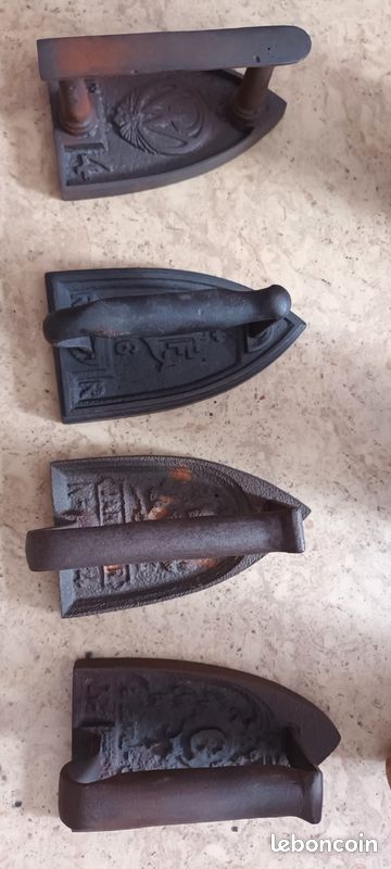 Fer à repasser ancien 9e pièce ou 80e les 11 à retirer uniquement sur soissons (image 3)