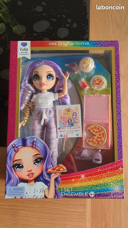 Poupée Rainbow Junior High Violet Willow - MGA Entertainment - Occasion