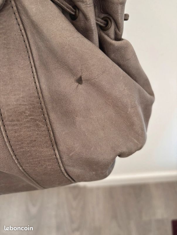 Sac Gérard Darel 24H gris (image 2)