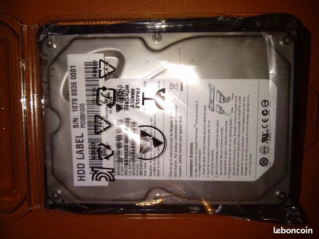 Disque Dur 80Go SATA 3.5 Seagate Barracuda 7200.9 (image 1)