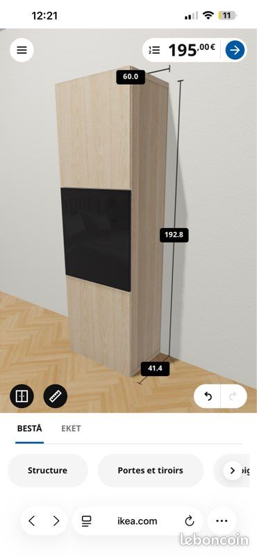 Meuble TV / Armoire BESTA IKEA (image 5)